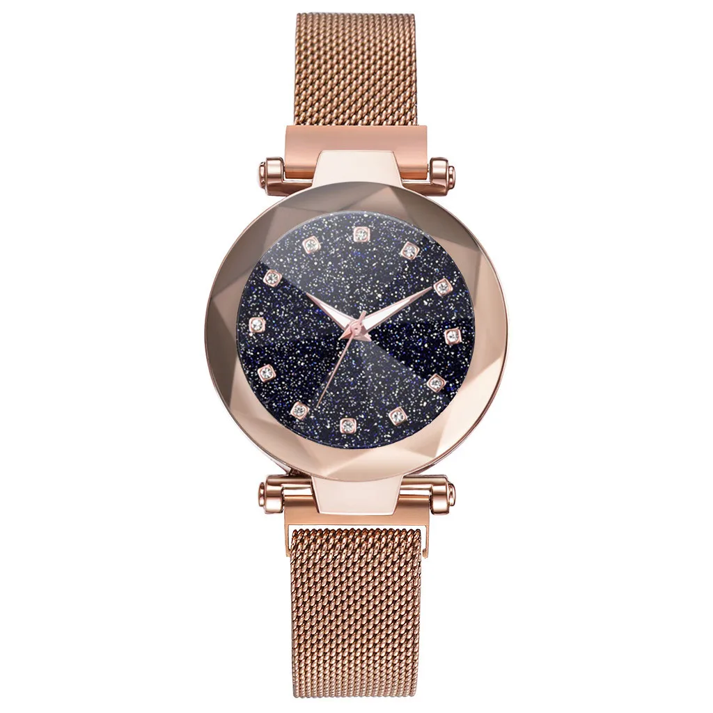 

2020 Women Watch Starry Sky Ladies Bracelet Magnetic Watches Rose Gold Luxury Brand Quartz Watch Relogio Feminino damen uhren