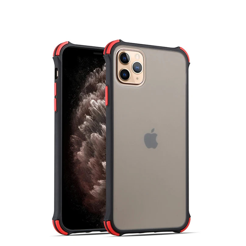 Матовый противоударный чехол для Iphone 11 Pro Xs Max X Xr, Жесткий ПК, прозрачный чехол на заднюю панель для Iphone 7, 8, 6s, 6 Plus, противоударный чехол