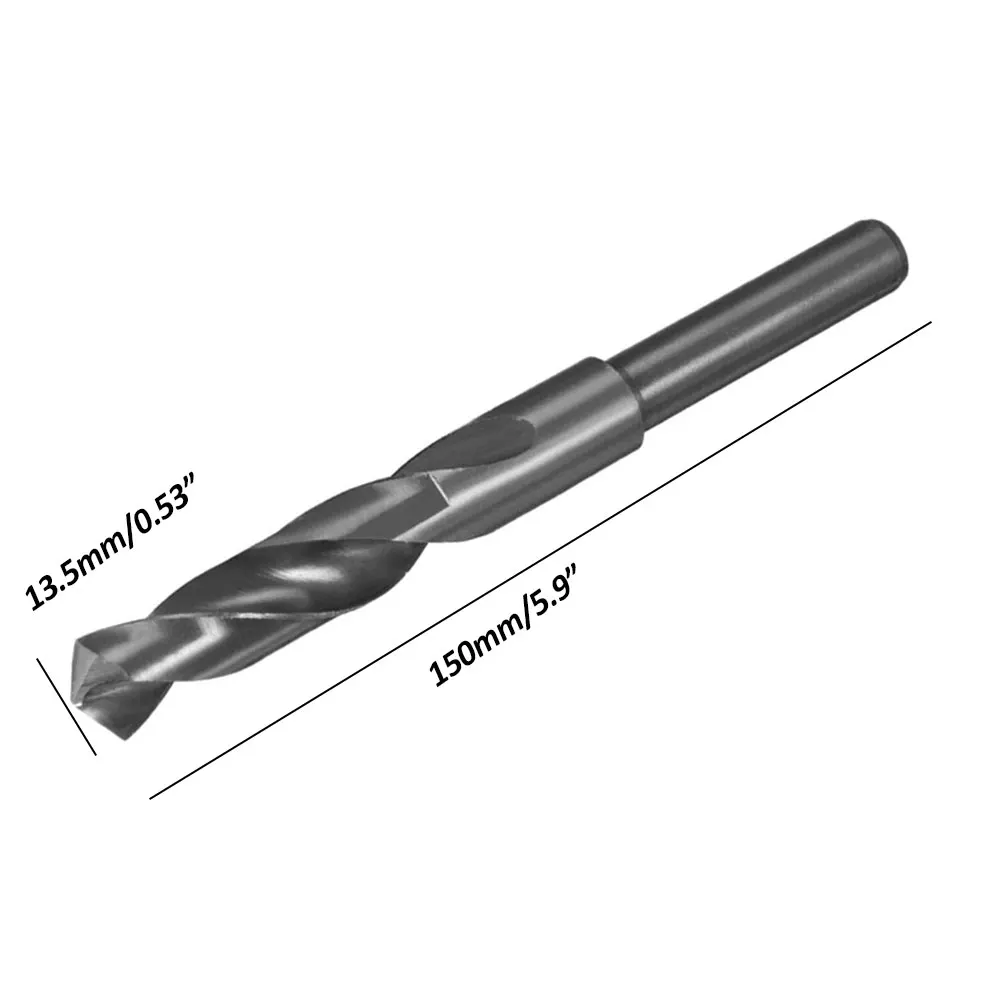 

Reduced Shank Drill Bit 16.5/13.5mm With 1/2 Inch 9391 Steel Blacksmith Twist Drill Bit Straight Shank Steel Twist Drill Bit