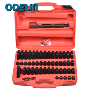 51 шт., настраиваемый втулка подшипника, драйвер, нажимной пресс, дисковый инструмент, набор 18-65 мм