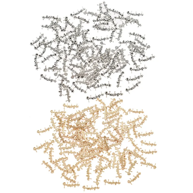 100 шт. металлические этикетки для одежды ручной работы|Этикетки одежды| |