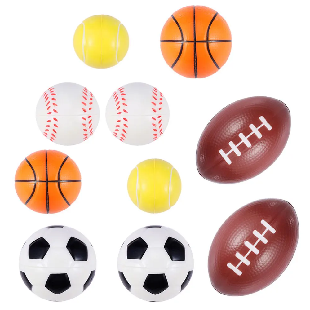 

30pcs 6.3cm Round PU Baseball Sponge Balls Pressure Vent Balls Durable Decompression for Man Woman Kids