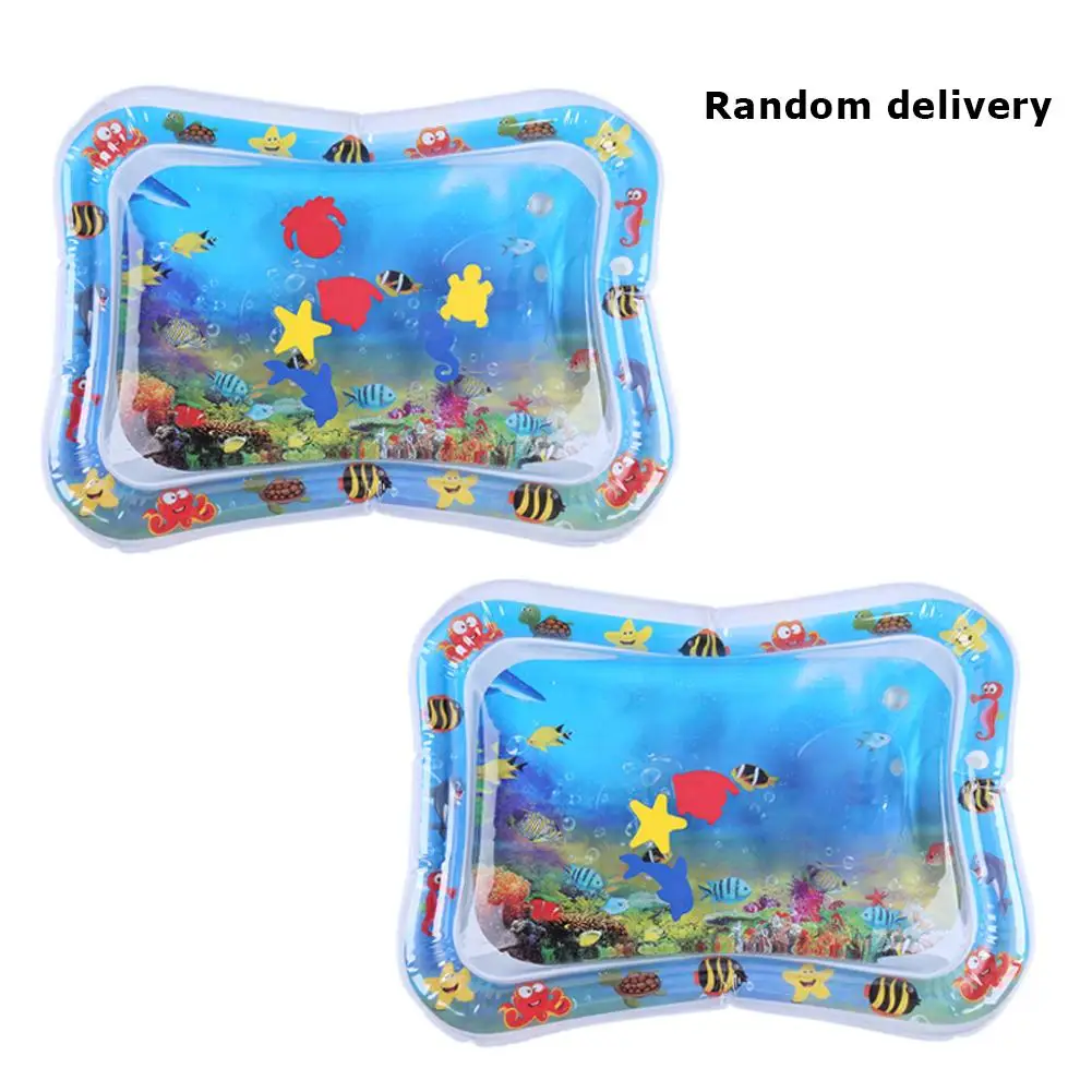 

Baby Kids Water Play Mat Inflatable Infant Tummy Time Playmat Toddler for Baby Fun Activity Play Center Baby Toddler Toys