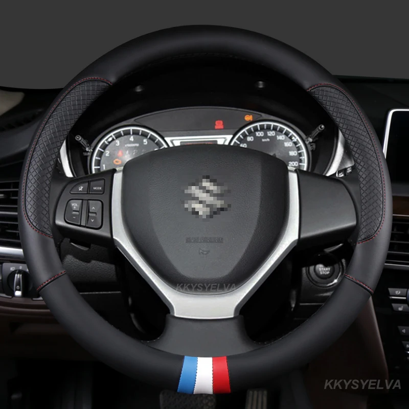 

Кожа из микрофибры диаметром 38 см для Suzuki Swift Grand Vitara Ertiga SX4 Alto Ciaz Dzire APV S-Cross Ignis