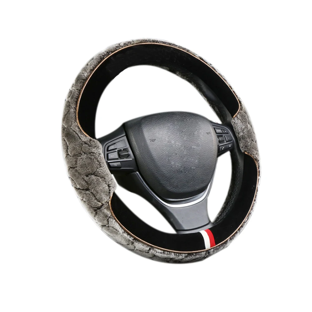 Пушистый чехол на руль автомобильные аксессуары универсальный рулевого колеса