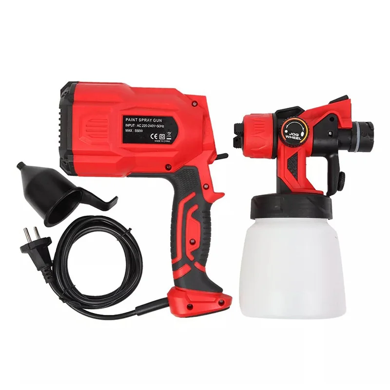 

18v 550w High Power Electric Spray Gun HVLP Household Paint Sprayer Flow Control Airbrush Easy Spraying 1000ml Large Capacity
