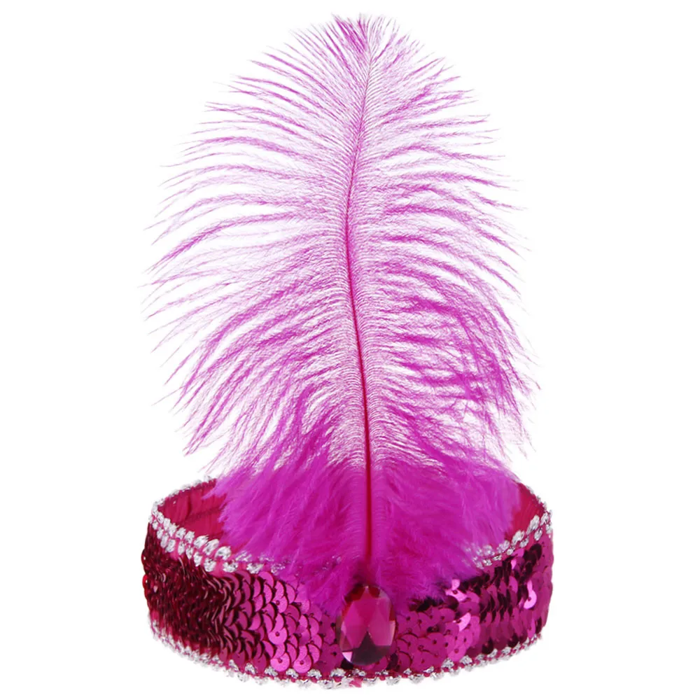 Женский аксессуар для волос "Винтажная перьевая повязка на вечеринку"