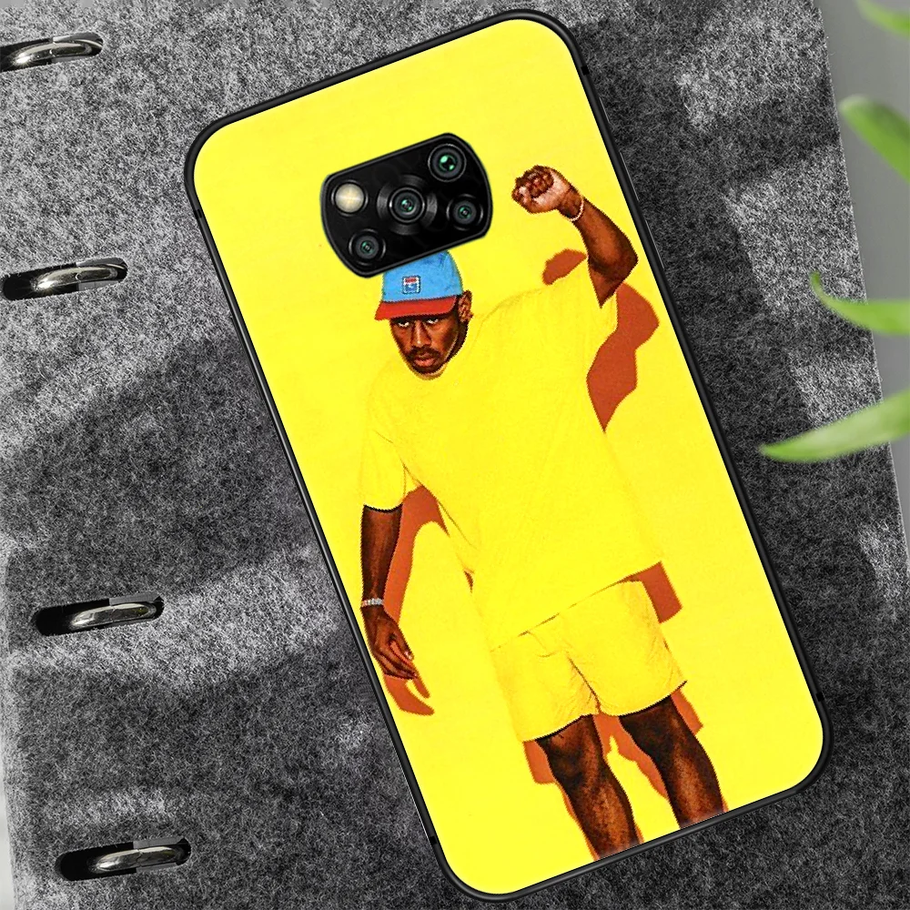 

Tyler Gregory Okonma Phone case Cover Hull For Xiaomi Mi A2 A3 8 9 9T Note 10 Se Lite Pro black Shell 3D Waterproof Painting