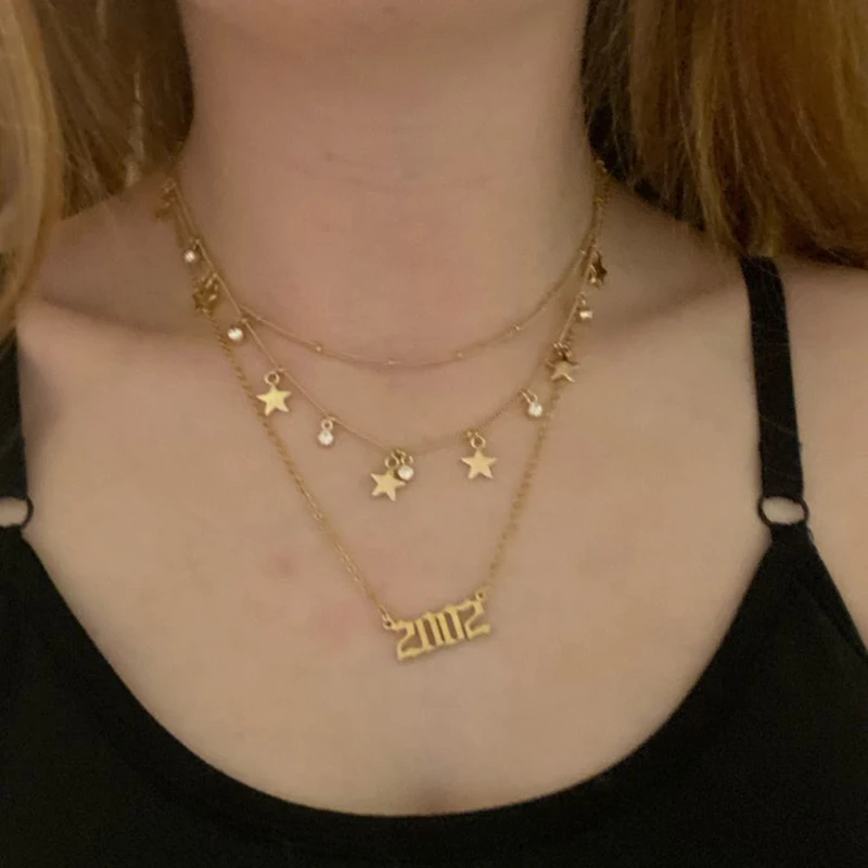 Ожерелье с кулоном для мужчин и женщин цифрой на день рождения юбилей