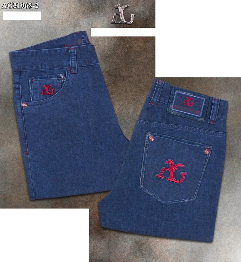

BILLIONAIRE Jeans cotton 2021 Spring summer new Thin England zipper embroidery breathable high quality size 3140