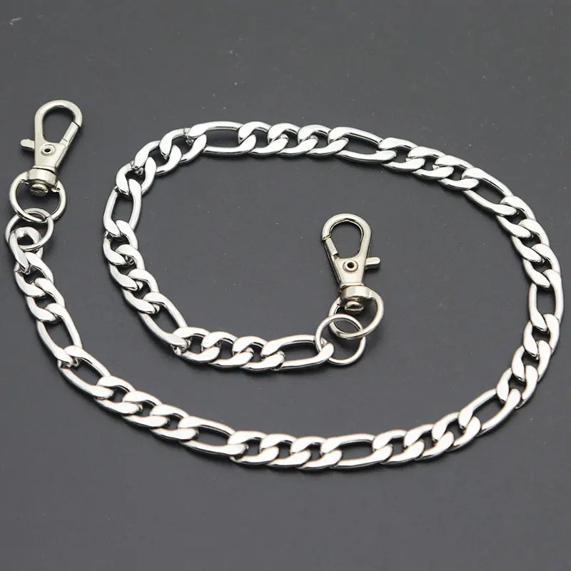 Рок Панк из нержавеющей стали кошелек пояс цепочка брюки хипстер Жан брелок