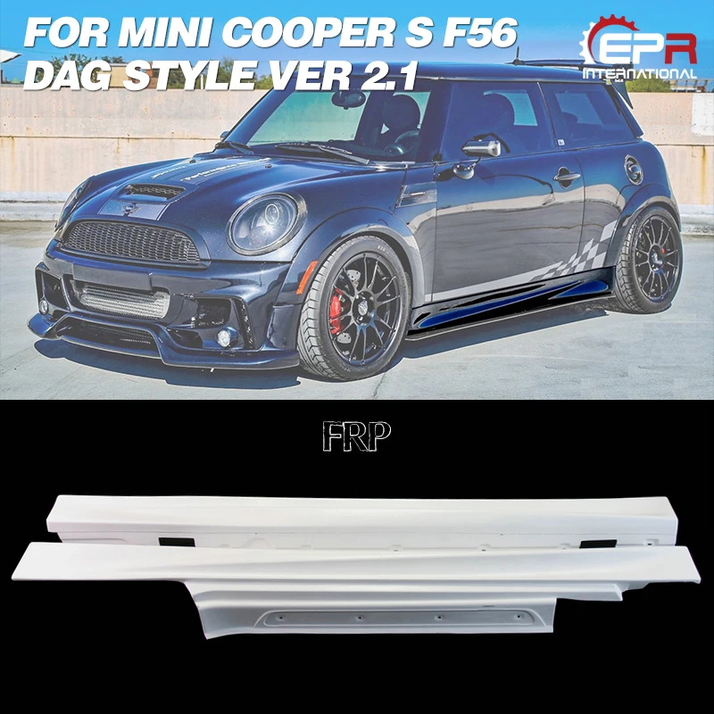 

Стайлинг автомобиля 2 шт. для F56 Mini Cooper S FRP стекловолокно бампер вентиляционное отверстие глянцевая отделка комплект тюнинга переднего возд...