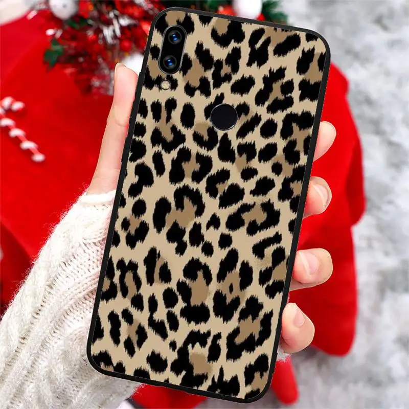 

Sexy Leopard print pattern Phone Case For Xiaomi Redmi note 7 8 9 t k30 max3 9 s 10 pro lite
