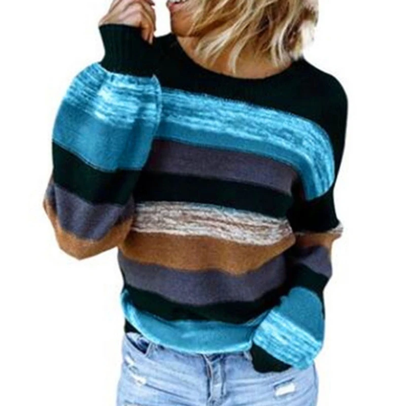 

Winter Knitted Sweater Women Pullover Casual Loose Casual Sweater Vintage Chic Jumper Women Coat Long Sleeve Pull New