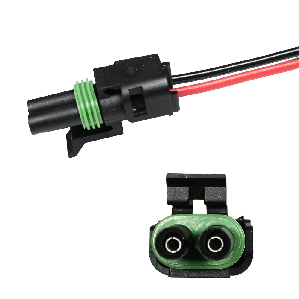 YUNPICAR 2 Pin Way Waterproof Electrical Connector for Car Truck Boat Motorcycle Bike Marine | Автомобили и мотоциклы