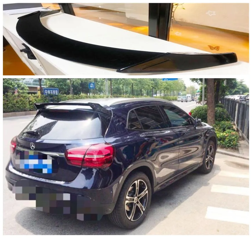 

Fits For Benz GLA Class X156 GLA45 AMG GLA200 GLA220 GLA250 GLA260 2015 2016 2017 Carbon Fiber Car Rear Trunk Lip Spoiler Wing
