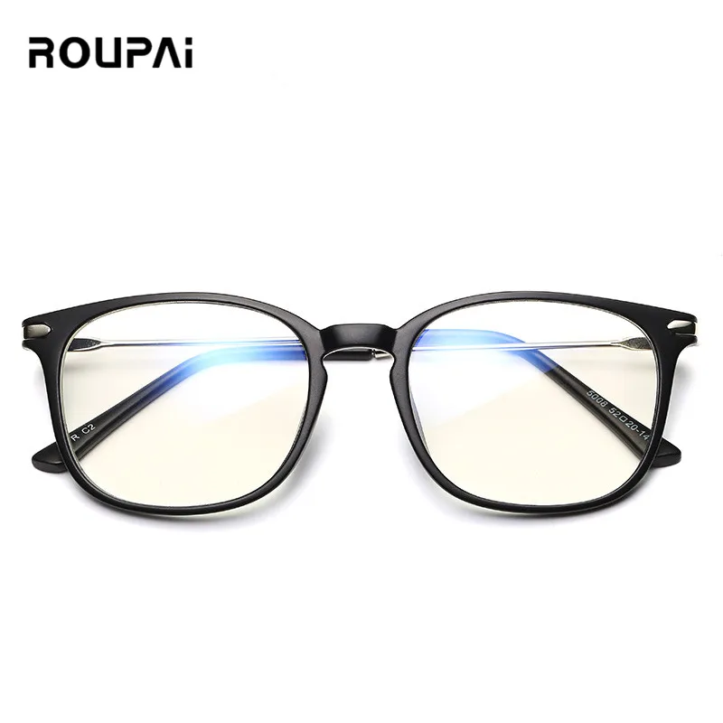 ROUPAI, анти-синий светильник, очки, очки для компьютерных игр, для мужчин и женщин, блокирующие очки, ray очки с держателем линз, para computadora