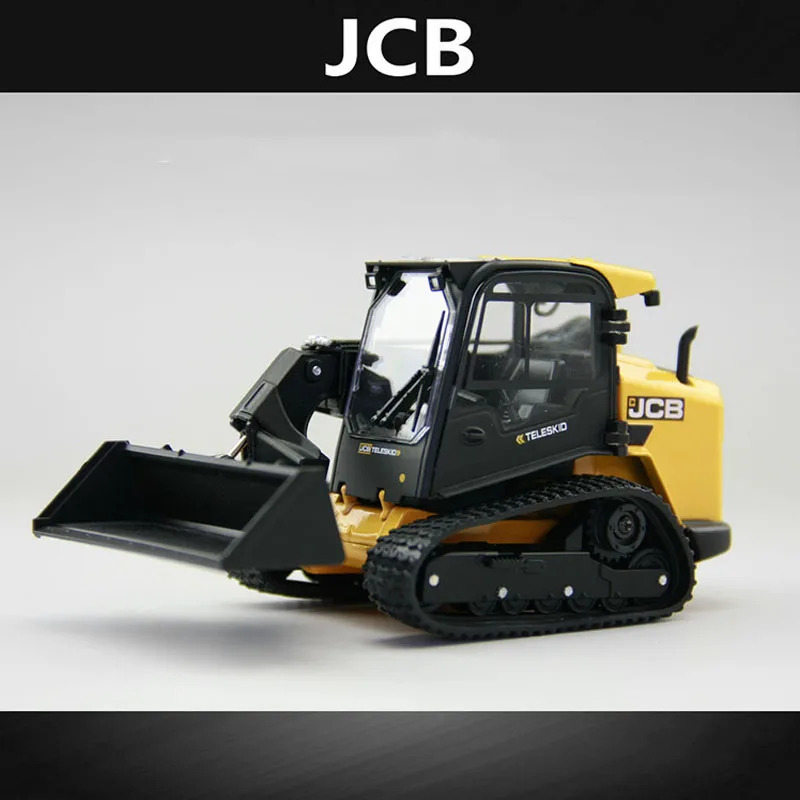 ROS 1/32 JCB 330 Skidsteer Teleskid раздвижной вилочный погрузчик Инженерная игрушка, модель автомобиля Автомобили сплав литой коллекции игрушек