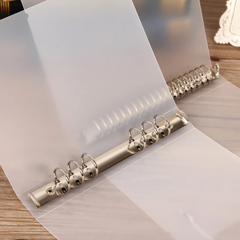 A4 A5 A6 A7 B5 Ring BinderNotebook Scrub Loose-Leaf Business Office Standard PP Inner Core Cover Note Book Journal Planner Offic |