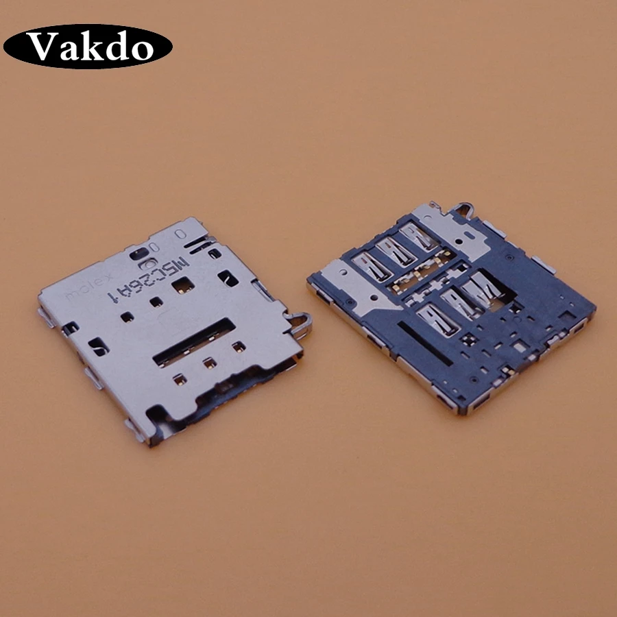 Для Samsung Galaxy A6 2018/A6 plus 2018 устройство для чтения слотов SIM карт Micro SD Разъем гнезда