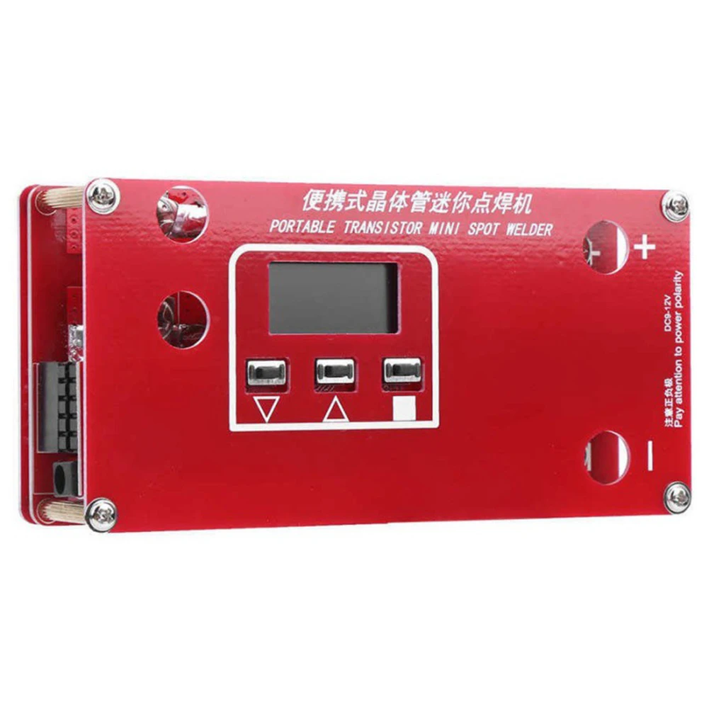 

DIY Mini Portable Spot Welding Machine For 18650 12V Battery LCD Display Transistor