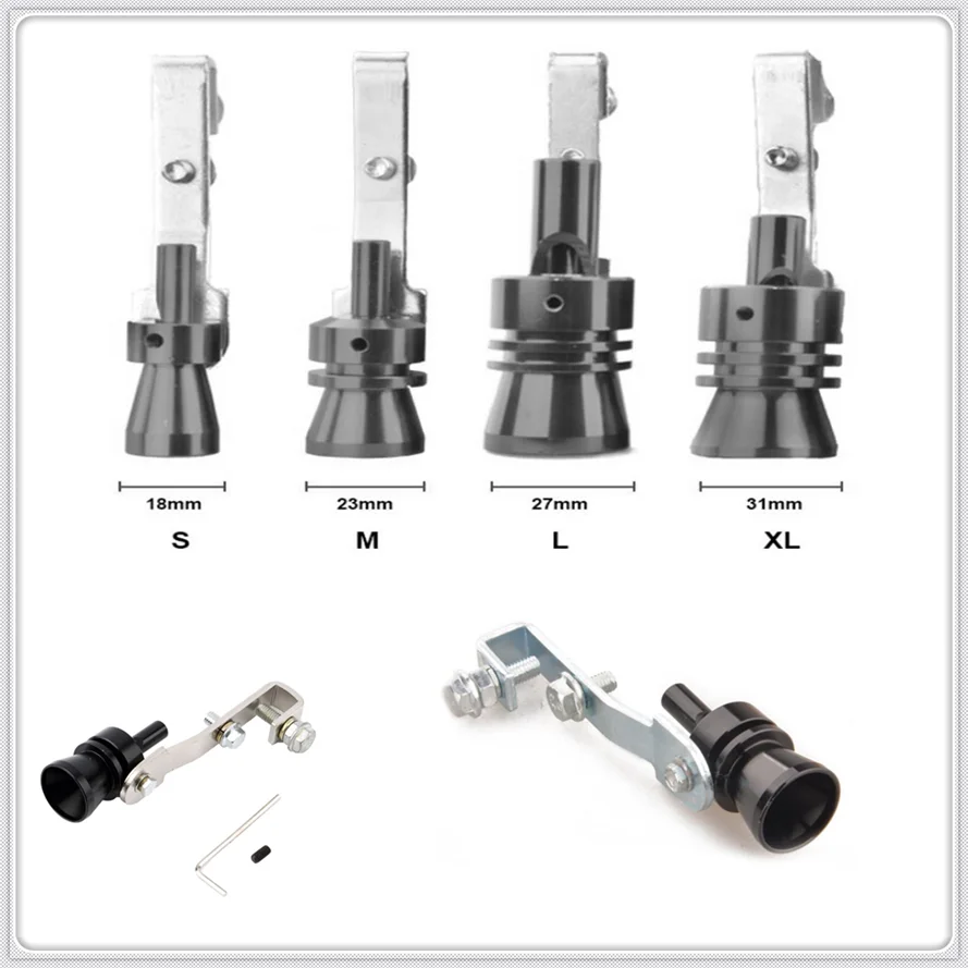 Автомобильный турбо выхлопной трубы глушитель звуковой свисток симулятор