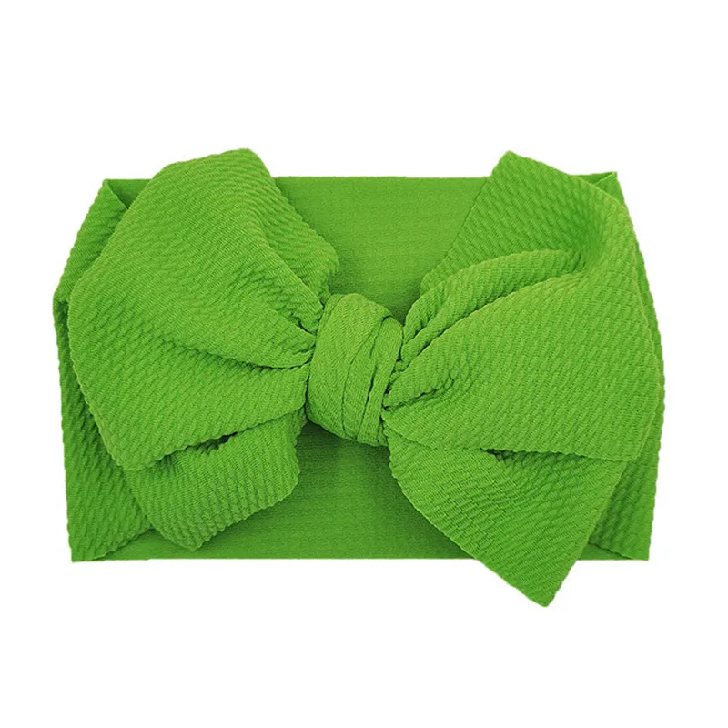 

2pcs Fit All Baby Headband Big Bowknot Headwrap Kids Bow for Hair Cotton Wide Head Turban Infant Newborn Headbands