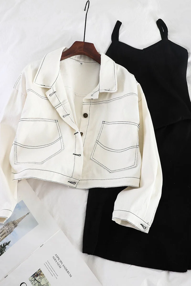 2019 Новое модное женское простое корейское однотонное облегающее трикотажное