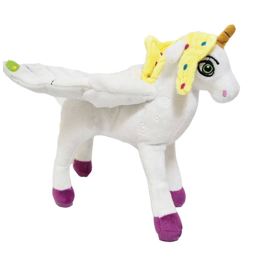 BOLAFYNIA детские плюшевые игрушки мультфильм Миа и я Единорог белые крылья мягкие