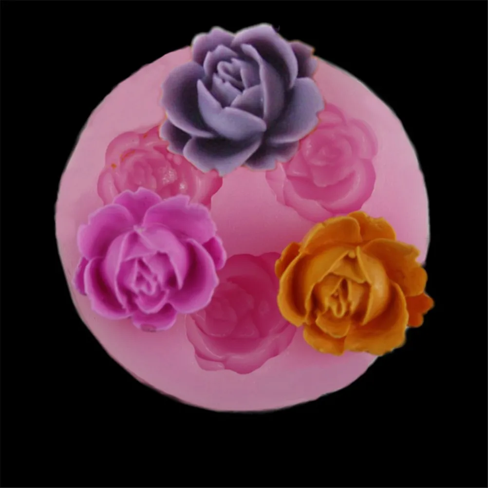 

3D Rose Flower DIY Silicone Molds Fondant Craft Cake Cookies Candy Chocolate Sugar Craft Ice Pastry Baking Tool Soap Mould