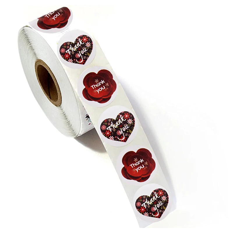 

500 шт./рулон, наклейки на День святого Валентина
