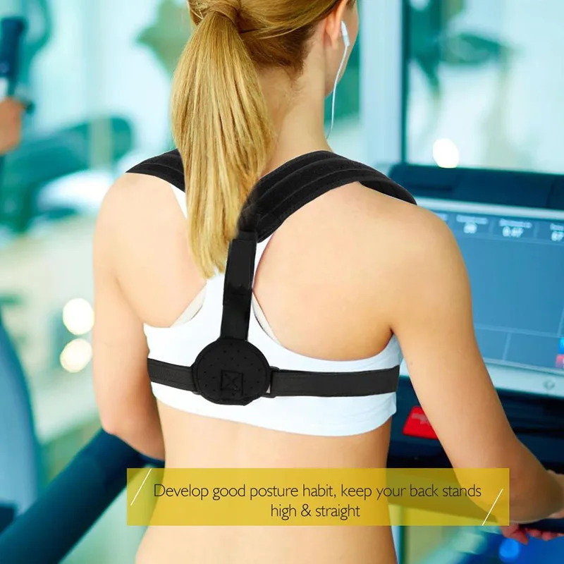 

Back Posture Corrector Clavicle Support Belt Back Slouching Corrective Adjustable Spine Braces A7