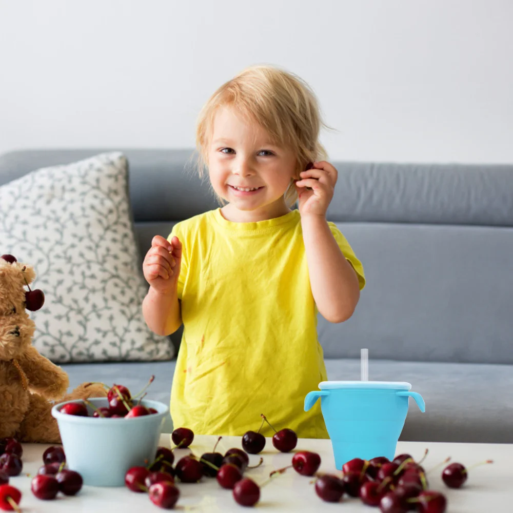 

Baby Snack Containers Baby Bowls Silicone Spill Snack Cup for Toddlers