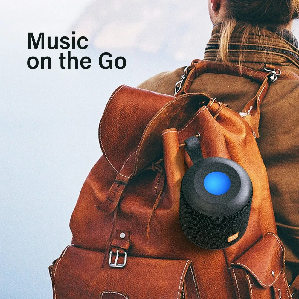 DOSS Cloud Fox Bluetooth динамик TWS беспроводные портативные мини-колонки 2*6 Вт водонепроницаемый IPX5 светодиодный светящиеся динамики Soundbox Touch