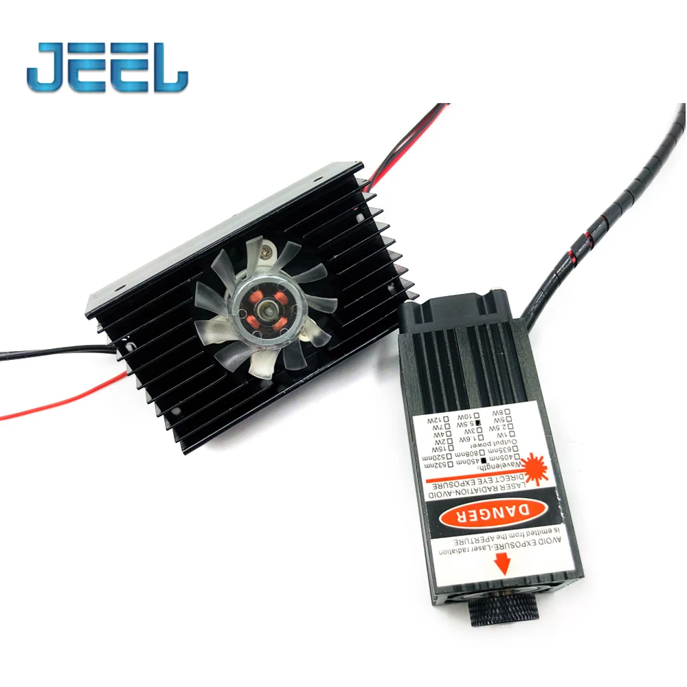 Лазерный модуль высокой мощности 5 нм с фокусом лазерная гравировка TTL модулем