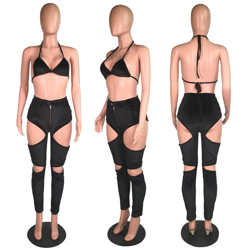 Пикантные вечерние Клубные комплекты из 2 предметов Женская праздничная одежда