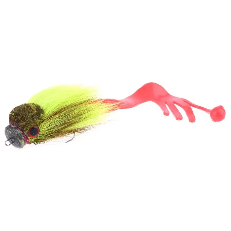 

Soft Grub Shallow Hooks Big Bait 3D Deer Hair Mouse Lure Fishing Accessories