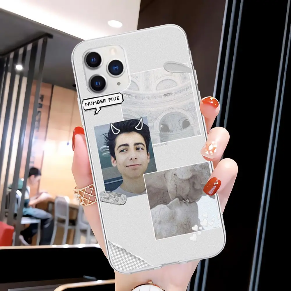 

Aidan Gallagher Number Five Transparent Mobile Phone Case Clear Cover For Iphone 11 12 Pro Max 5s 6s 8 Plus X Xr Xs Max Se 2020
