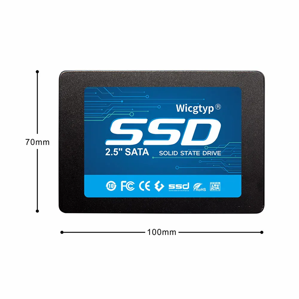 Твердотельный накопитель Wicgtyp 7 мм 2 5 дюйма SATA III 6 дюймов ii 3 ssd 120 ГБ 240 480 960 жесткий