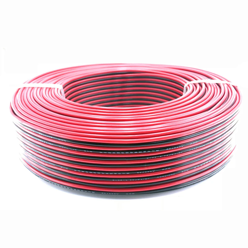 DALCAN 2Pin красный и черный кабель 16AWG 1 5 мм2 бескислородный медный Электрический
