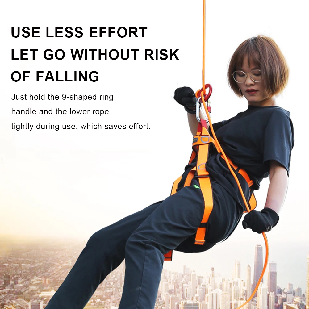 

Figure 9 Descender Climbing Gear Downhill Equipment for Climbing Belaying and Rappelling Device