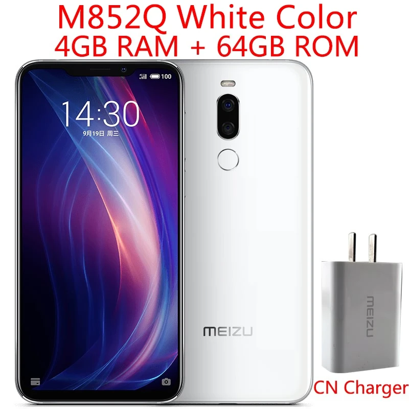 CN White 4G 64G Официальный Meizu X8, 4 ГБ, 64 ГБ, 4G, LTE, Смартфон Snapdragon 710, четыре ядра, 6,2 дюйма, 20 МП, фронтальная камера, 3210 мАч, аккумулятор - Цвет: CN White 4G 64G