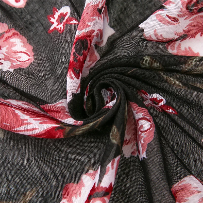 

2020 Luxury Brand Scarf Women Spring and Autumn All-match Summer Long Sunscreen Beach Shawl Soft Scarf Retro Cotton and Linen