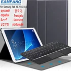 Чехол с клавиатурой для Samsung Galaxy Tab A6 2016 T580 T585, чехол с русской, испанской, арабской, корейской клавиатурой для Samsung Tab A6 10,1
