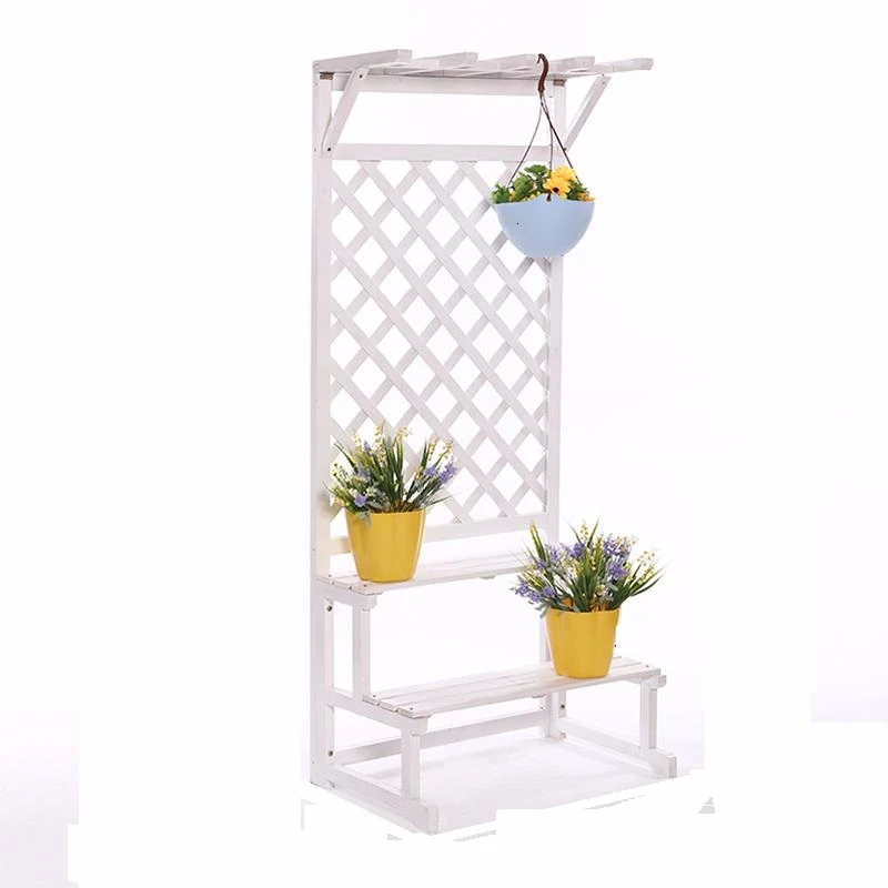 

Shelves For Etagere Plante Huerto Urbano Madera Estanteria Para Plantas Stojak Na Kwiaty Balcony Shelf Plant Rack Flower Stand