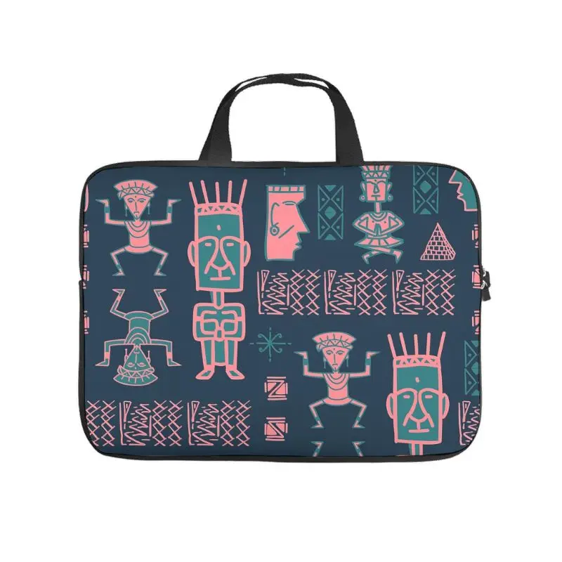 

Egypt India Mayan Illustration Laptop Sleeve Stylish Prints Notebook Protective Bag Dustproof Polyester Laptop Computer for