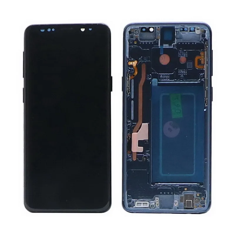 Pantalla LCD Original para m&oacute;vil, montaje de digitalizador t&aacute;ctil para Samsung Galaxy S9, G960, G960F, S9 Plus, G965, G965F, SM-G965F/DS-1