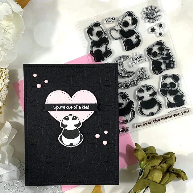 

2021 New Panda Metal Cutting Dies Stamps Dies Scrapbooking Mold Cut DIY Handmade Tools Craft Decoration Stamps and Dies 2021 New