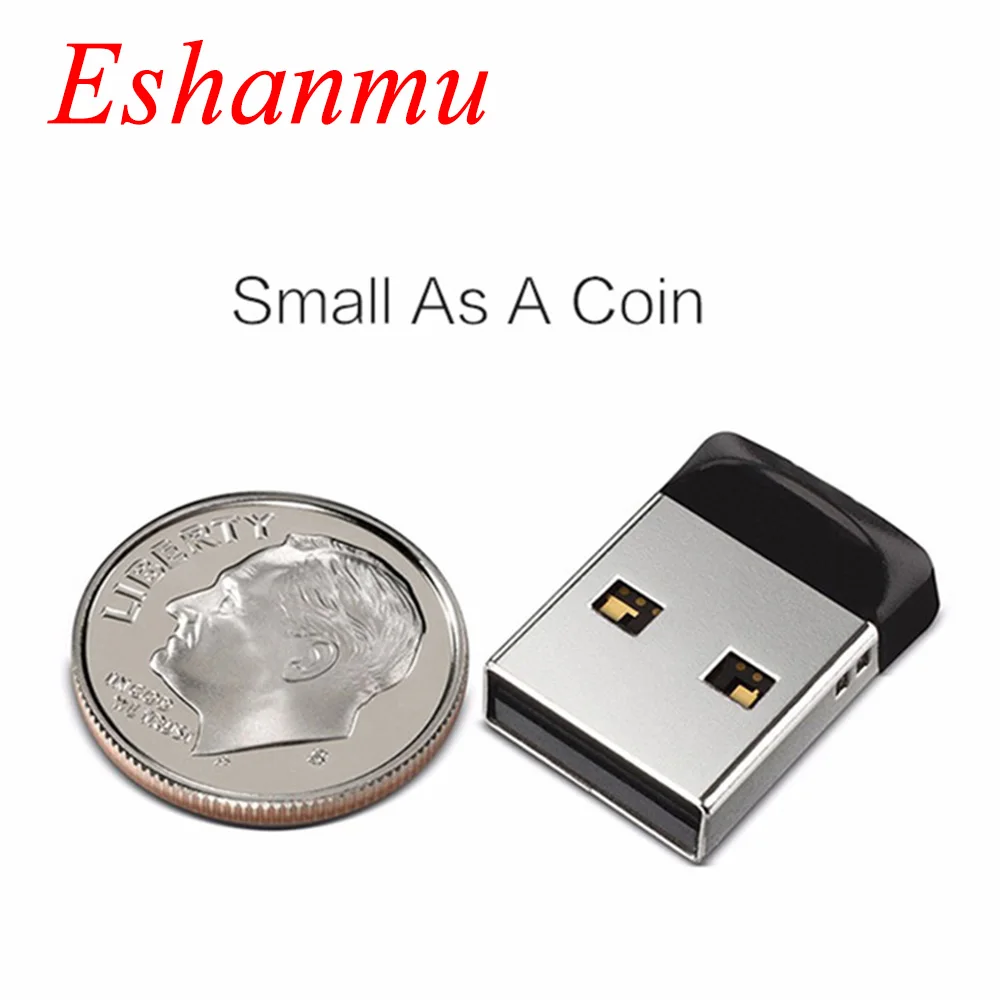 Black Super Mini Usb Flash Drive 4GB 8GB 16GB 32GB 64GB Fashion Waterproof USB 2.0 Easy To Carry |