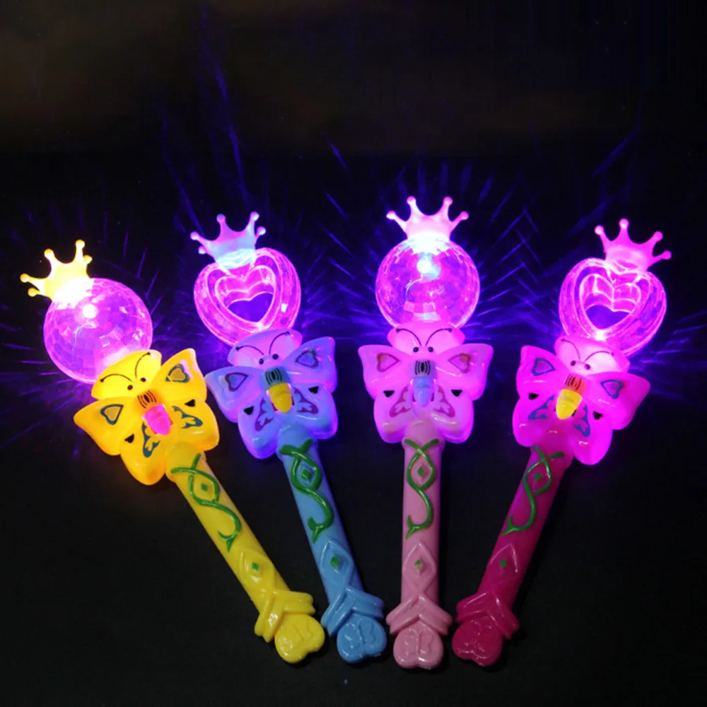 

10Pcs Wand Toys Flashing Fairy Wands Party Glowing Toys for Girls